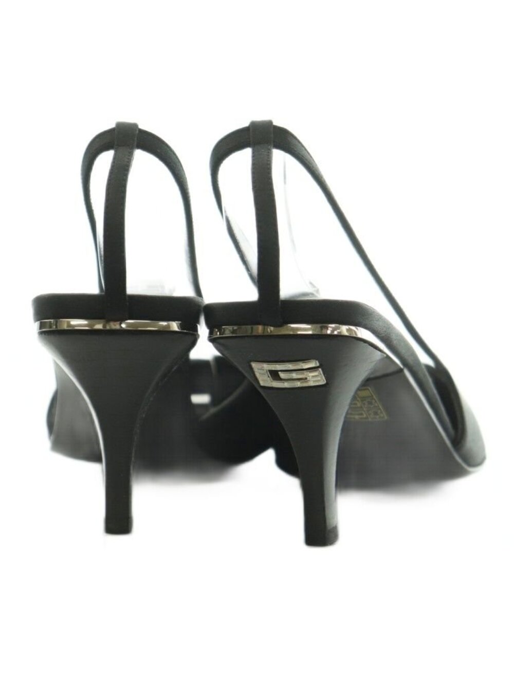 Gucci Sandals Square Toe Sling Bag 37.5 24.5 cm Black - Picture 5 of 9